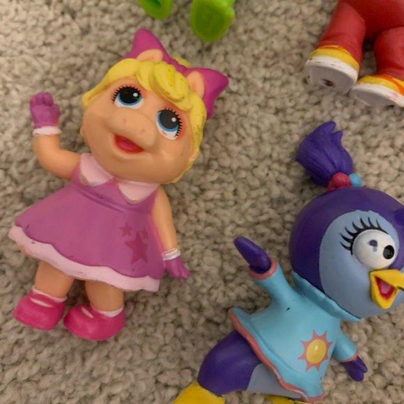 Muppet Babies Figures Lot Of 6, Kermit, Piggy, Gonzo, Fozzie, Animal, Summer - Picture 4 of 10